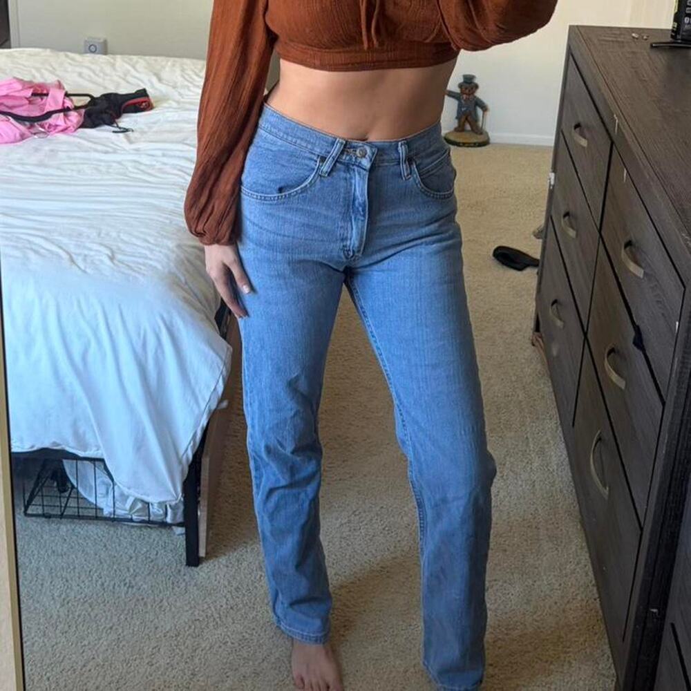 Wrangler blue denim jeans size